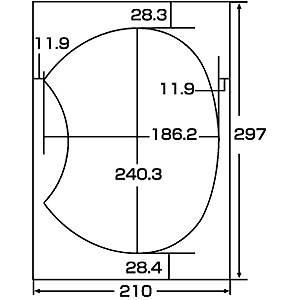 JP-UTIWAG1P / 手作りうちわキット（大）10冊パック