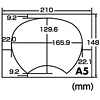 JP-UTIWAG2 インクジェット手作りうちわキット(中) JP-UTIWAG2 / インクジェット手作りうちわキット(中)
