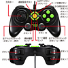 JY-P-DN ドラゴンネスト推奨USBゲームパッド JY-P-DN / ドラゴンネスト推奨USBゲームパッド