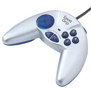 JY-P33USV / USBゲームパッド(シルバー&クリアブルー)