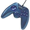 JY-P35UMB / USBゲームパッド(メタリックブルー&クリアブルーカラー)