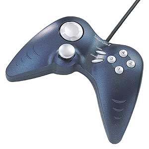 JY-P41UMB / USBゲームパッド(メタリックブルー)