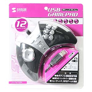 JY-P47UBK / USBゲームパッド（ブラック）