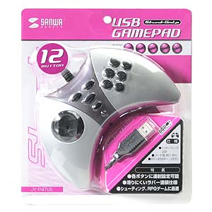 JY-P47US / USBゲームパッド（シルバー）