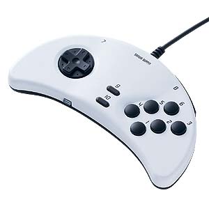 JY-P51UW / USBゲームパッド 達人(ホワイト)