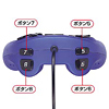 JY-P53UBL USBゲームパッド(ブルー) JY-P53UBL / USBゲームパッド(ブルー)