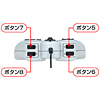 JY-P54US USBゲームパッド(シルバー) JY-P54US / USBゲームパッド(シルバー)