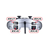 JY-P61US USBゲームパッド(シルバー) JY-P61US / USBゲームパッド(シルバー)