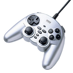 JY-P61US / USBゲームパッド(シルバー)