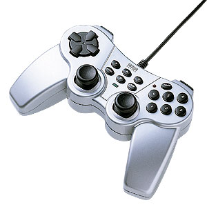 JY-P62US / USBゲームパッド(シルバー)