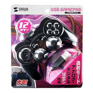 JY-P66UBK / USBゲームパッド（ブラック）