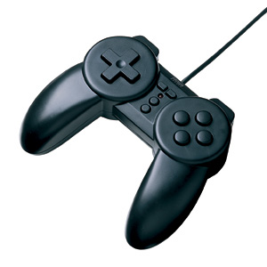 JY-P69UBK / USBゲームパッド(ブラック)
