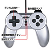 JY-P69US USBゲームパッド(シルバー) JY-P69US / USBゲームパッド(シルバー)