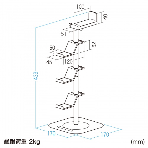 JY-STN1BK / ゲームコントローラースタンド（ヘッドホンホルダー付・ブラック）