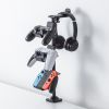 JY-STN2BK クランプ付きゲームコントローラースタンド(ヘッドフォンホルダー付・ブラック) JY-STN2BK / クランプ付きゲームコントローラースタンド(ヘッドフォンホルダー付・ブラック)