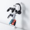 JY-STN2W クランプ付きゲームコントローラースタンド(ヘッドフォンホルダー付・ホワイト) JY-STN2W / クランプ付きゲームコントローラースタンド(ヘッドフォンホルダー付・ホワイト)