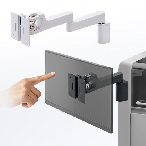 KA-T100S50-W3-WT / モニターアーム KA-T100S50-W型・ホワイト