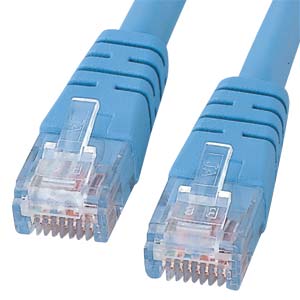 KB-10T5-10LBK / UTPエンハンスドカテゴリ5より線ケーブル(ライトブルー・10m)