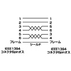 KB-1394-3GPHK / IEEE1394ケーブル（6pin-6pin・グラファイト・3m）