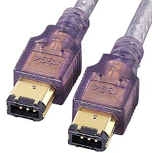 KB-1394-3GPHK / IEEE1394ケーブル（6pin-6pin・グラファイト・3m）