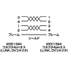KB-13DV-3BK / IEEE1394ケーブル（4pin-4pin・3m・ブラック）