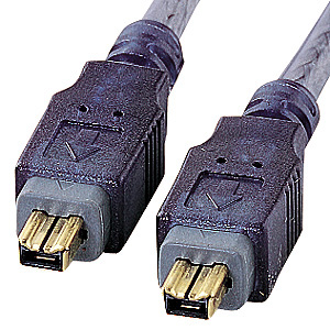 KB-13DV-3GPHK / IEEE1394ケーブル(4pin-4pin・グラファイト・3m)