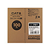 KB-C6L-CB100BLN / CAT6UTP単線ケーブルのみ（ブルー・100m）