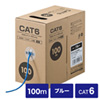 KB-C6L-CB100BL / CAT6UTP単線ケーブルのみ（100m・ブルー）