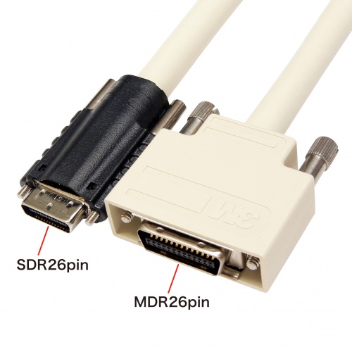 KB-CAMSM-01N【カメラリンクケーブル 1m】「Camera Link」インターフェース規格対応カメラリンクケーブル。標準  SDR/MDR・1m | サンワサプライ株式会社