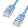 KB-CFL6-005LB 超フラットカテゴリ6ケーブル(ライトブルー・0.5m) KB-CFL6-005LB / 超フラットカテゴリ6ケーブル(ライトブルー・0.5m)