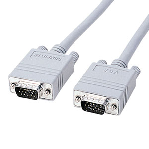 KB-CHD1507K / ディスプレイケーブル（複合同軸・アナログRGB・0.75m）