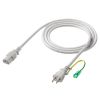 KB-D3315A 電源コード(2P・2m・ライトグレー) KB-D3315A / 電源コード(2P・2m・ライトグレー)
