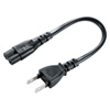 KB-DM2S-02 電源コード(2P・ストレートコネクタ・0.2m) KB-DM2S-02 / 電源コード(2P・ストレートコネクタ・0.2m)