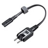 KB-DM2S12A-02 メガネ型コネクタ対応電源コード(0.2m) KB-DM2S12A-02 / メガネ型コネクタ対応電源コード(0.2m)
