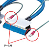 KB-FL406RS アース付IDEラウンドケーブル(1ドライブ用・0.29m・日本製) KB-FL406RS / アース付IDEラウンドケーブル(1ドライブ用・0.29m・日本製)
