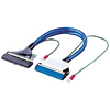 KB-FL406RS アース付IDEラウンドケーブル(1ドライブ用・0.29m・日本製) KB-FL406RS / アース付IDEラウンドケーブル(1ドライブ用・0.29m・日本製)