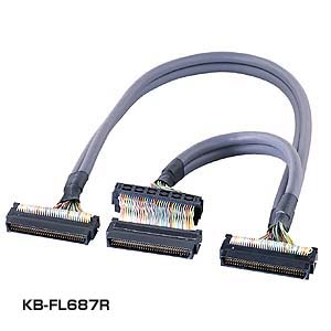 KB-FL687R / ラウンドケーブル（2ドライブ・0.68m・日本製）