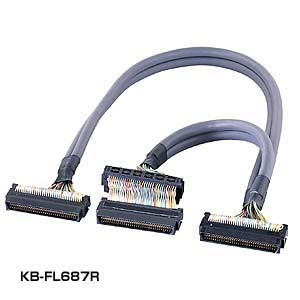 KB-FL687R / ラウンドケーブル(2ドライブ・0.68m・日本製)