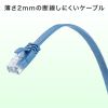 KB-FL6AL-15BL カテゴリ6AフラットLANケーブル(ブルー・15m) KB-FL6AL-15BL / カテゴリ6AフラットLANケーブル(ブルー・15m)