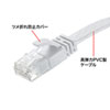 KB-FL6AL-15W カテゴリ6AフラットLANケーブル(ホワイト・15m) KB-FL6AL-15W / カテゴリ6AフラットLANケーブル(ホワイト・15m)