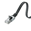 KB-FL6AME-03BK カテゴリ6AメッシュフラットLANケーブル(ブラック&グレー・3m) KB-FL6AME-03BK / カテゴリ6AメッシュフラットLANケーブル(ブラック&グレー・3m)