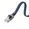 KB-FL6AME-03BL カテゴリ6AメッシュフラットLANケーブル(ブルー・3m) KB-FL6AME-03BL / カテゴリ6AメッシュフラットLANケーブル(ブルー・3m)