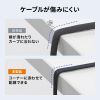 KB-FLU7-03BK CAT7ウルトラフラットLANケーブル(3m・ブラック) KB-FLU7-03BK / CAT7ウルトラフラットLANケーブル(3m・ブラック)