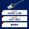 KB-H6A-03NV カテゴリ6Aハンダ産業用LANケーブル(ネイビーブルー・3m) KB-H6A-03NV / カテゴリ6Aハンダ産業用LANケーブル(ネイビーブルー・3m)