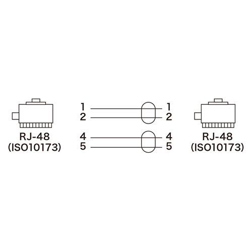 KB-INS10173-3N / INS1500（ISDN）ケーブル（3m）