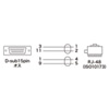 KB-INSDB15-3N / INS1500（ISDN）ケーブル（3m）