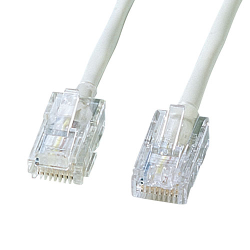 KB-INSRJ45-3N【INS1500（ISDN）ケーブル（3m）】ルータ-DSU間接続用のINS1500（ISDN）ケーブル。3m。 |  サンワサプライ株式会社