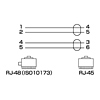 KB-INSRJ45-3 / INS1500(ISDN)ケーブル