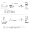 KB-IPLT03ADBK / ライトニングアダプタ付きmicroUSBケーブル（ブラック）