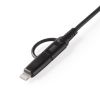 KB-IPLTCCP6010BK USB2.0 Type-Cケーブル(Lightning変換アダプタ付き・ブラック) KB-IPLTCCP6010BK / USB2.0 Type-Cケーブル(Lightning変換アダプタ付き・ブラック)